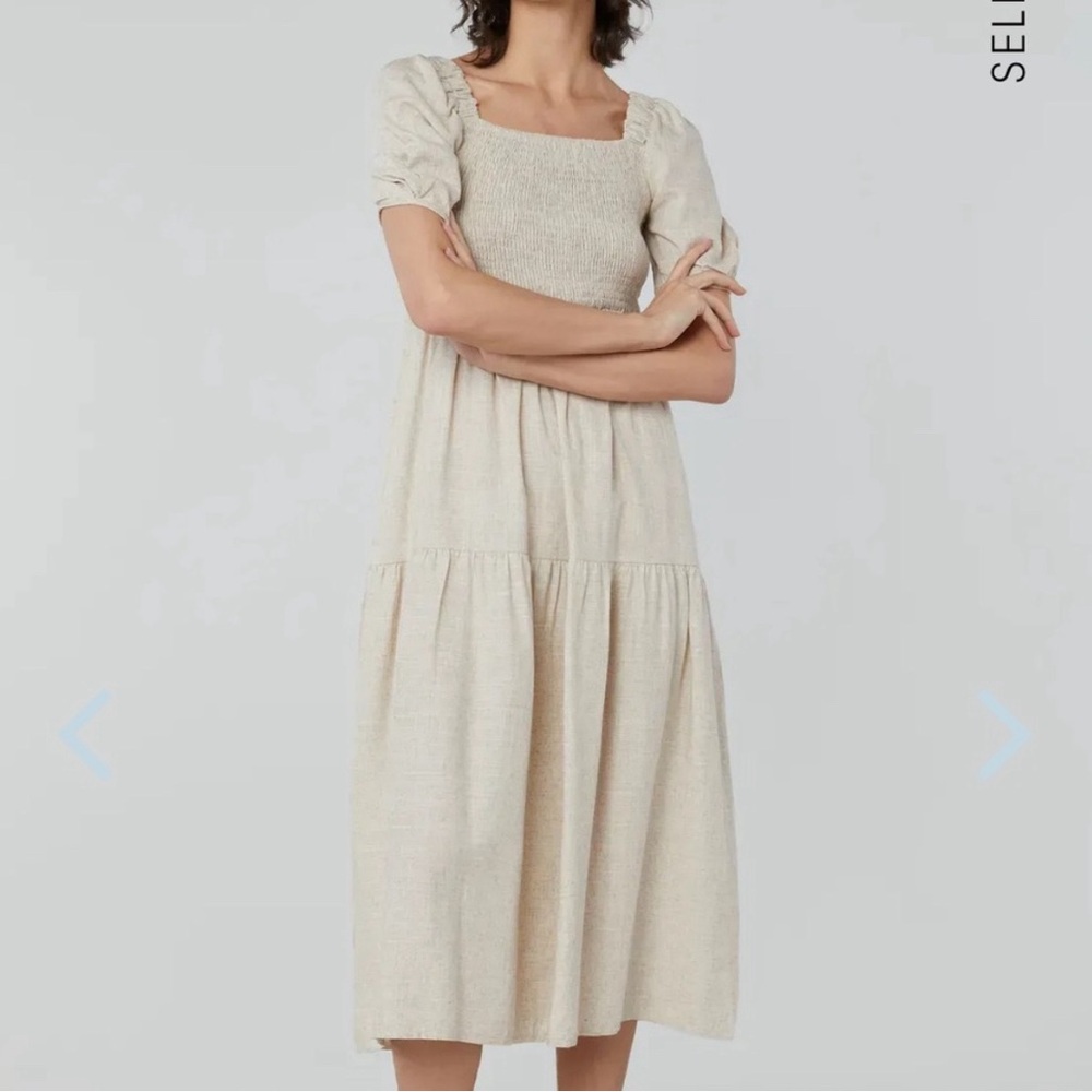 Oak and Fort linen dress